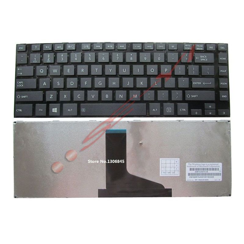 Keyboard Toshiba Satellite C840 M800  M805 L800 L805 L830 L840 C800 C800D C805 ( FRAME )