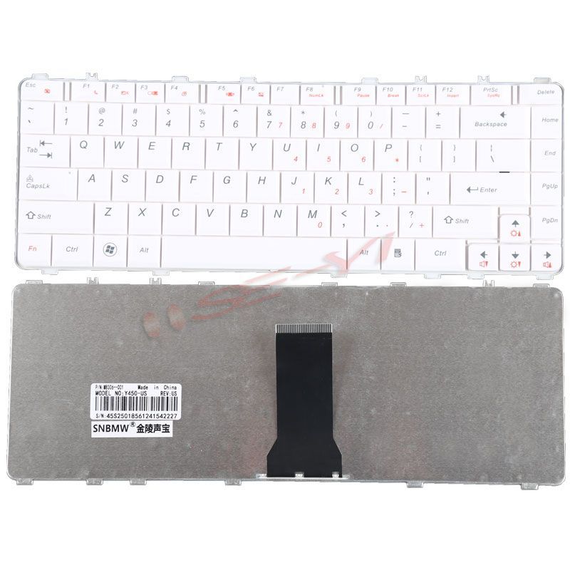 Keyboard Lenovo IDEAPAD Y450 Y450A Y450G Y460 Y550 Y550A Y550P Y560 B460 SERIES ( WHITE )