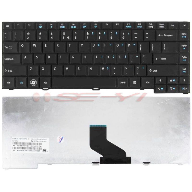 Keyboard laptop Acer Travelmate 4750 4750G 4750Z 4750ZG P243 hitam