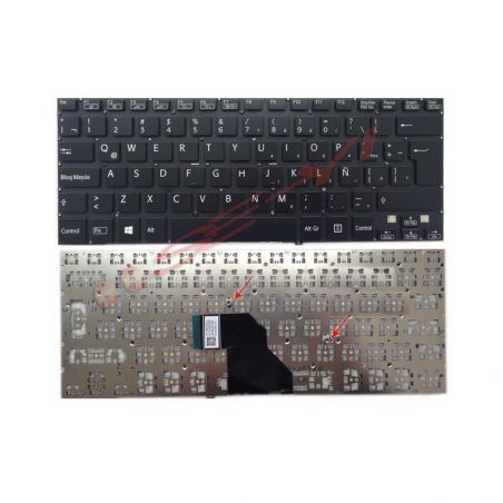 KEYBOARD SONY SVF 14 SVF14 SVF14E SERIES - 149236221US AEHK8U012103A MP-12Q13US-920