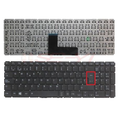 Keyboard Toshiba Satellite L50-C L50D-C L70-C C55-C P50-C P50D-C P55W-C ENTER BENGKOK